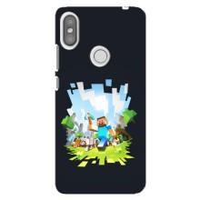 Чохол Майнкрафт на Xiaomi Redmi S2 (AlphaPrint) Minecraft (персонажі Minecraft)