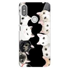 Чехол на Редми S2 с Котами (VPrint) (Взгляд котов)