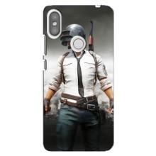 Силиконовый чехол с картинкой "Герой Pubg" на Xiaomi Redmi S2 – Пабг