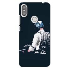 Силиконовый чехол с картинкой "Герой Pubg" на Xiaomi Redmi S2 – В экиперовке
