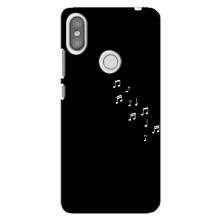 Чохол з картинками на чорному фоні для Xiaomi Redmi S2 – Ноти