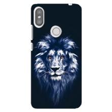 Чохол з картинкою на Xiaomi Redmi S2 – Лев – синій