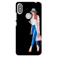 Чехол с картинкой Модные Девчонки Xiaomi Redmi S2 – Девушка со смартфоном