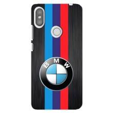 Чохол для Сяомі Редмі С2 - з принтом БМВ (AlphaPrint) (Лого BMW)