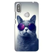 Чехол с принтом для Xiaomi Redmi S2 (AlphaPrint) Модные коты (Стильный кот)