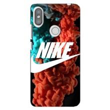 Чохол для Xiaomi Redmi S2 - з принтом Найк (AlphaPrint) (Димчастий найк)