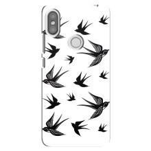 Чохол з пташками на Xiaomi Redmi S2 (VPrint) (Ластівки)
