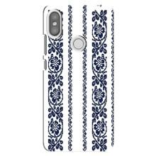 Силіконовый Чохол на Xiaomi Redmi S2 з картинкой Вишиванки – Синя вишиванка