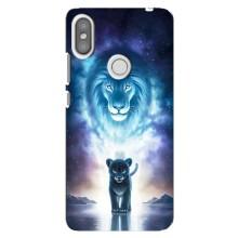 Чохол з картинкою ЛЕВ для Xiaomi Redmi S2 (VPrint) (Маленький лев)