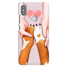 Чехол (ТПУ) Милые собачки для Xiaomi Redmi S2 – Любовь к собакам