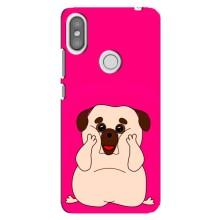 Чехол (ТПУ) Милые собачки для Xiaomi Redmi S2 – Веселый Мопсик