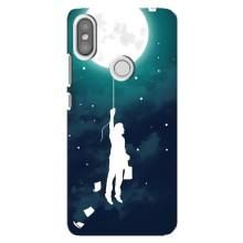 Чехол (ТПУ) с планетами на Xiaomi Redmi S2 – To The moon
