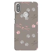 Чехол с рисунком кот на Xiaomi Redmi S2 – Лапы и усы