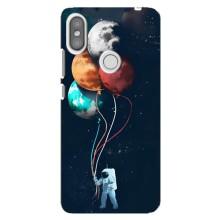 Космічні Чохли для Сяомі Редмі С2 (VPrint) (Планети кульки)