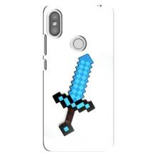 Чехлы для Xiaomi Redmi S2 (Персонажи Майн Крафт) – Меч