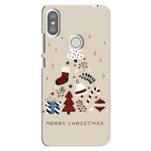 Рождественские Чехлы для Xiaomi Redmi S2 (VPrint) (Merry Christmas)