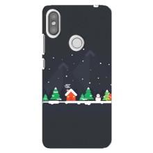Силиконовый бампер на рождество для Xiaomi Redmi S2 – Город зимний