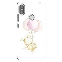 Силіконовий бампер з картинкою звірів для Xiaomi Redmi S2 – Кролик та кульки