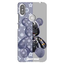 Силиконовый чехол для Xiaomi Redmi S2 (Медведь Louis Vuitton)