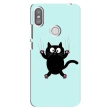 Силиконовый чехол с котиком для Xiaomi Redmi S2 – Падающий кот
