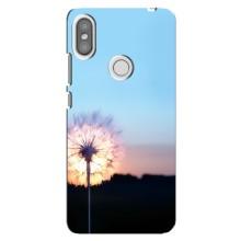 Силиконовый Чехол с одуванчиками на Xiaomi Redmi S2 – Закат с одуванчиком