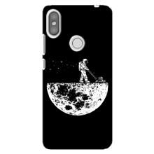 Силиконовый Чехол с принтом "Космонавты" на Xiaomi Redmi S2 – Космонавт
