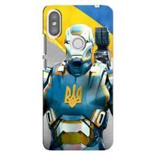 Силиконовый Чехол на Xiaomi Redmi S2 (Я-Украина) – Украинский робокоп