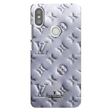 Текстурний Чохол Louis Vuitton для Редмі С2 (Білий ЛВ)