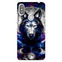 Захисні чохли для Сяомі Редмі С2 (AlphaPrint) (ХІТ продаж) ВОВК (Вовк)
