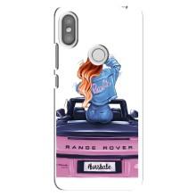 Силиконовый Чехол на Xiaomi Redmi S2 с картинкой Стильных Девушек (Девушка на машине)