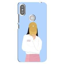 Силиконовый Чехол на Xiaomi Redmi S2 с картинкой Стильных Девушек (Желтая кепка)