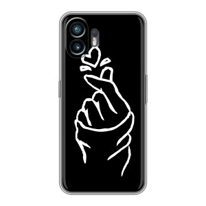 Чохол (Знак сердечка) для Xiaomi Redmi Turbo 4 Pro – Сердечко на чорному