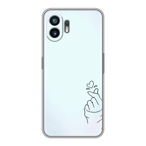 Чохол (Знак сердечка) для Xiaomi Redmi Turbo 4 Pro – Сердечко на блакитному