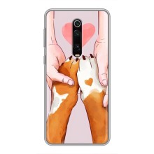 Чехлы с собаками для Xiaomi Mi 9T (VPrint) (Любовь к собакам)