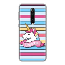 Чехол для Ксяоми Ми 9Т - (Единорожки - Новинки) (AlphaPrint) (Unicorn)