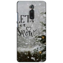 Новорічні, Святкові Чохли для Xiaomi Mi 9T - 2024 год – Let it snow