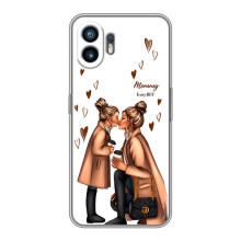 Чохол з друком для Xiaomi Turbo 4 - (Мама з дитинкою) (AlphaPrint) (Донька і мама)