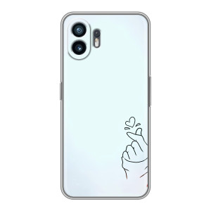 Чехлы (Знак сердечка) на Xiaomi Turbo 4 – Сердце на голубом