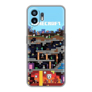 Чохол Майнкрафт на Xiaomi Turbo 4 (AlphaPrint) Minecraft