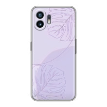 Чохол квітковий дизайн для Xiaomi Turbo 4 – Монстера фіолетова