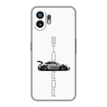 Чохол з авто Порше для Xiaomi Turbo 4 – білий порше