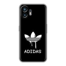 Чохол з картинкою Адідас на Xiaomi Турбо 4. (Адідас на чорному)