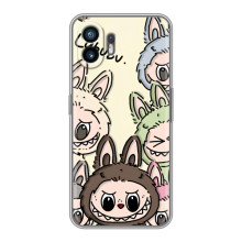 Чехол с Лабубу на Xiaomi Turbo 4 – Коллаж Лабубу