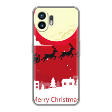 Різдвяні Чохли для Xiaomi Turbo 4 (VPrint) (Санта з оленями)