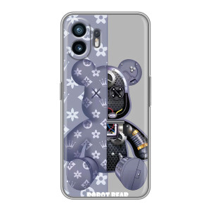 Силиконовый чехол для Xiaomi Turbo 4 (Медведь Louis Vuitton)