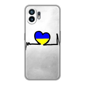 Силиконовый Чехол на Xiaomi Turbo 4 (Я-Украина) – Украинская кардиограмма