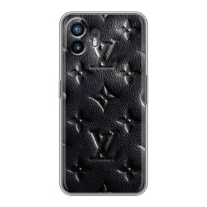 Текстурный Чехол Louis Vuitton для Хiaomi Турбо 4 (Черный ЛВ)