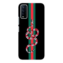 Чехлы Бренд GUCCI для ViVO Y12s – Змей Гуччи