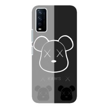 Чохли для ViVO Y12s - Bearbrick Louis Vuitton (PREMIUMPrint) (БеарБрік очі)