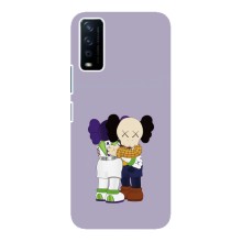 Чехлы для ViVO Y12s - Bearbrick Louis Vuitton (PREMIUMPrint) (Дружба Беарбрик)